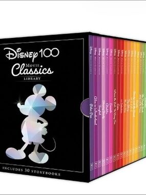 Disney Black Box Set with Rainbow-Spined Storybooks